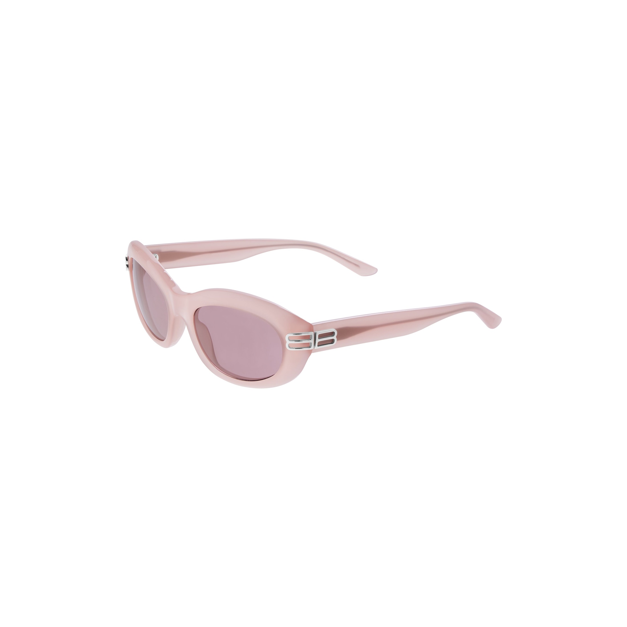 Women’s Casino Round Sunglasses in Milky Pink - Image 3